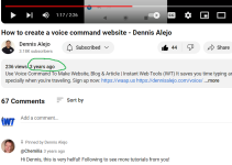 Voice-Activated Website Creation Voice-Activated Website Creation