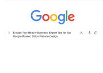 Elevate Your Beauty Business: Expert Tips for Top Google-Ranked Salon Website Design